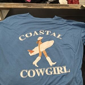 blue soft big t shirt